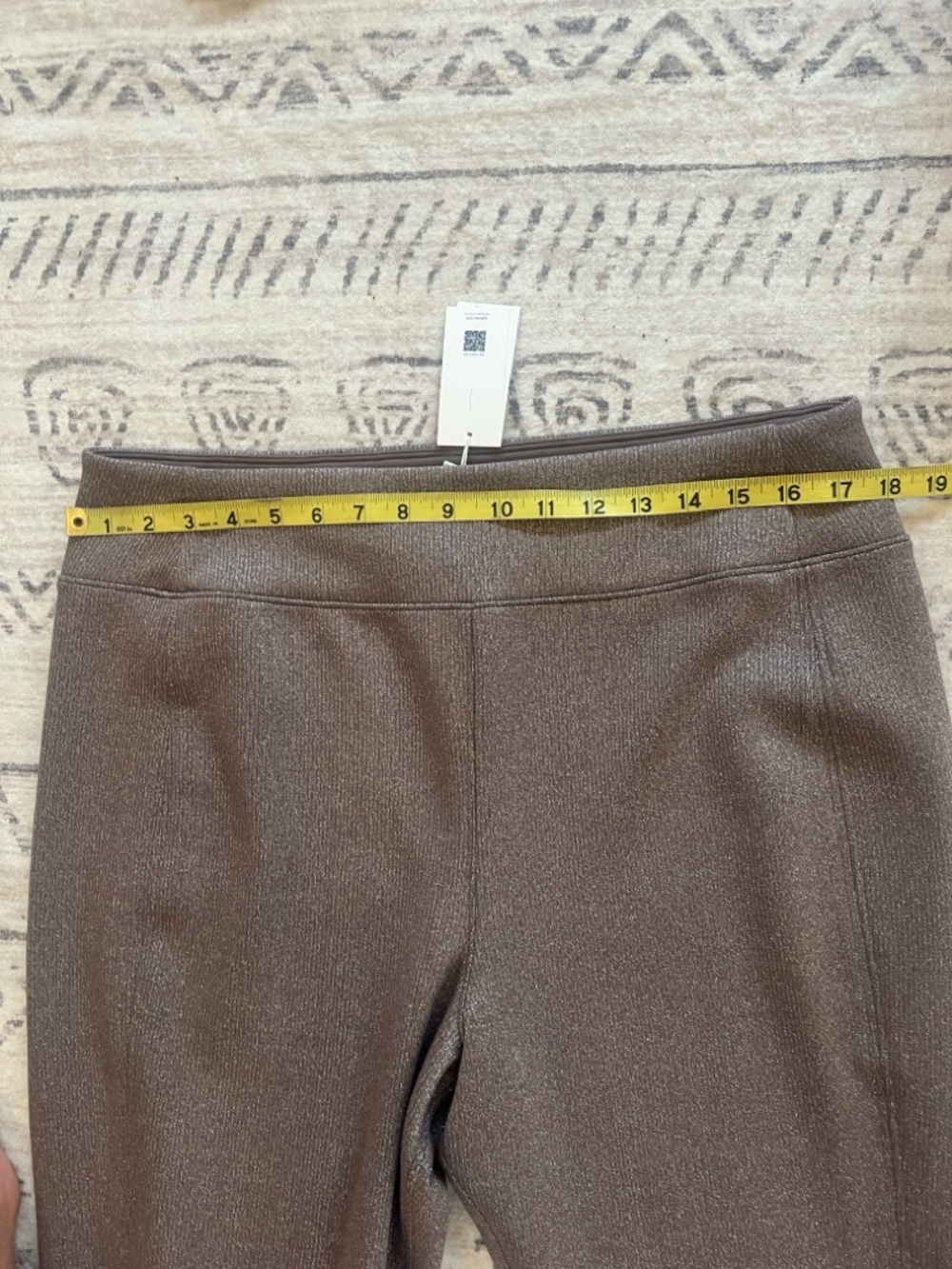 SPANX Taupe Zip-Front Hoodie and Pants with Matching Trim - Picture 11 of 13